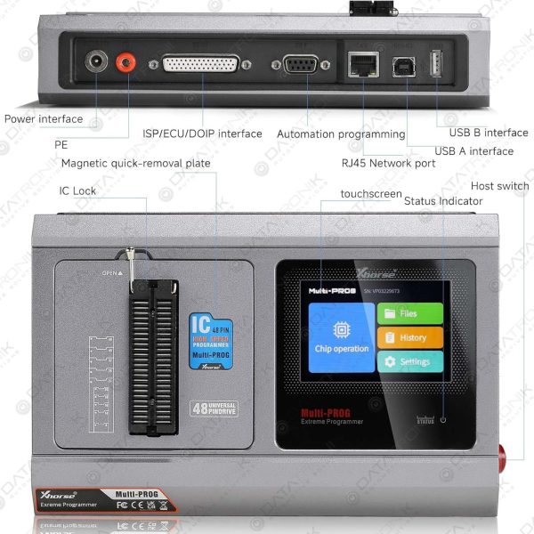 XHORSE PROGRAMADOR MULTI PROG ECU TCU